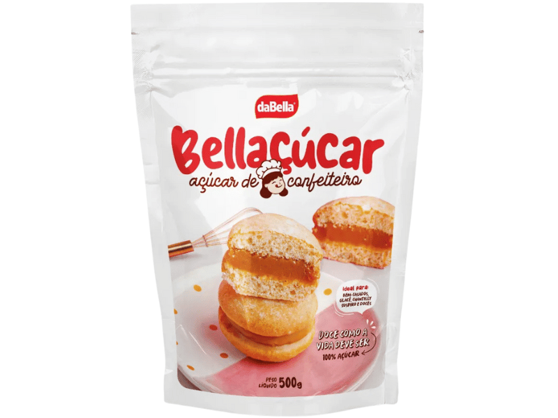Bellaçúcar Açúcar de Confeiteiro 500g - daBella