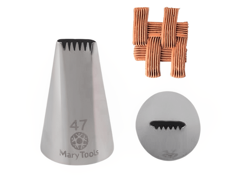 Bico de Confeitar Serra MT47 - Mary Tools