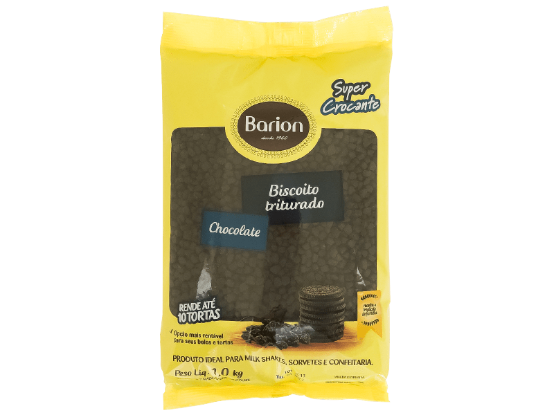 Biscoito Triturado Chocolate 1kg - Barion 