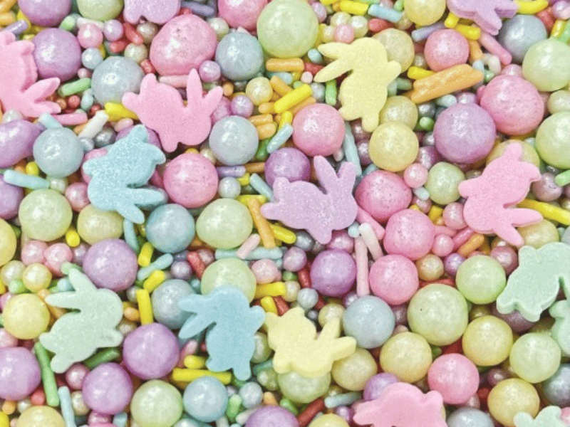 Biscuit Comestível Sprinkles Páscoa II 50g - Jady Confeitos