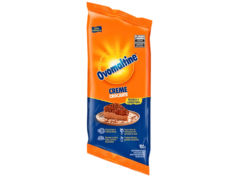 Bisnaga Creme Crocante Recheio e Cobertura 900g - Ovomaltine
