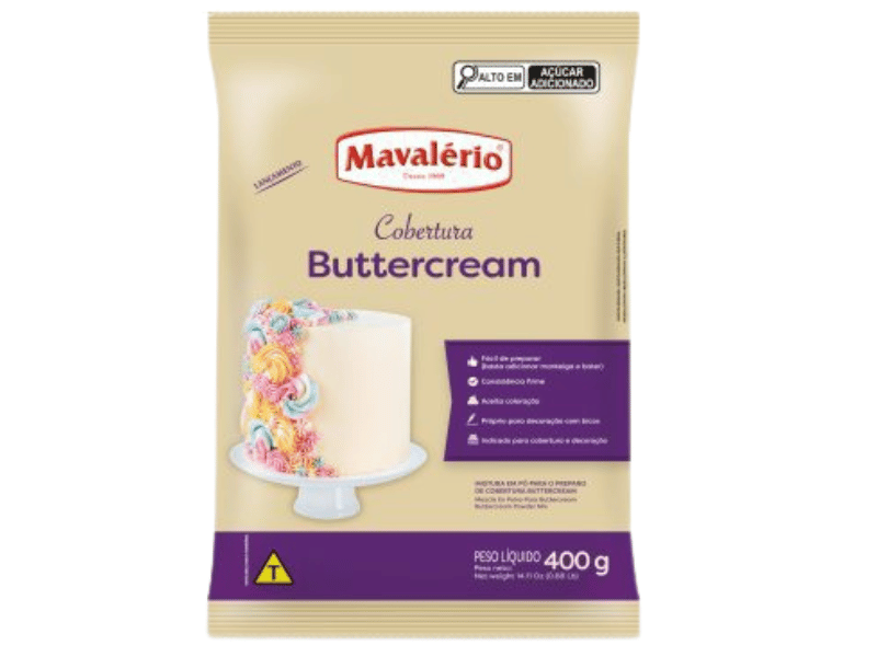 Buttercream em Pó 400g - Mavalério
