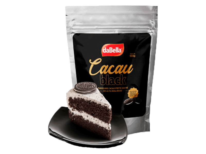 Cacau em Pó Black Alcalino 100% 500g - daBella