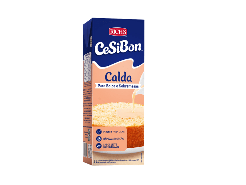 Calda para Bolos e Sobremesas 1L Cesibon - Rich's 