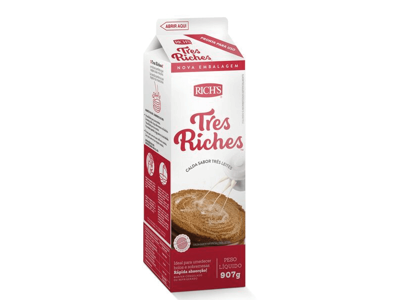 Calda para Sobremesas Três Riches 907g Richs