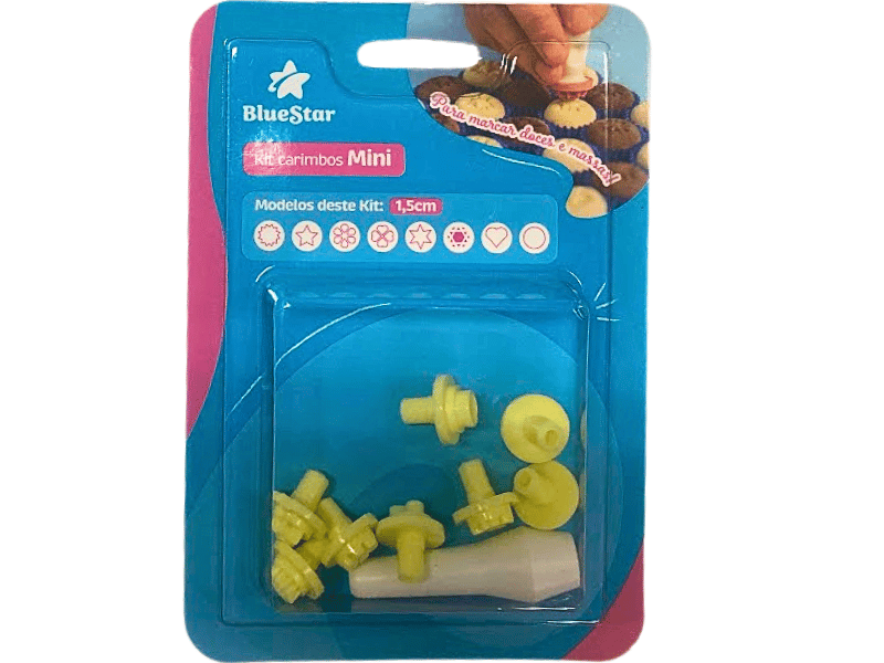 Carimbo Marcador Mini c/ 9 peças - BlueStar