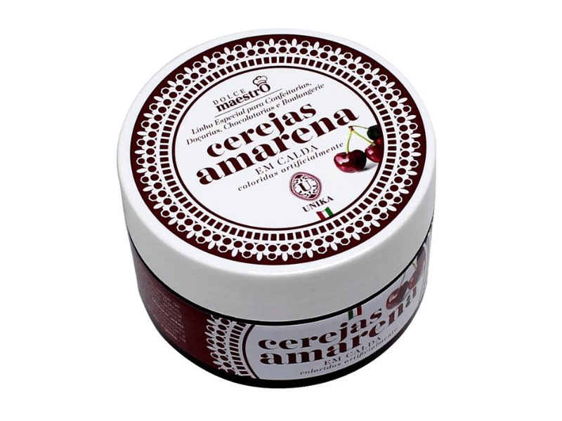 Cereja Amarena em Calda 320g - Dolce Maestro Unika 