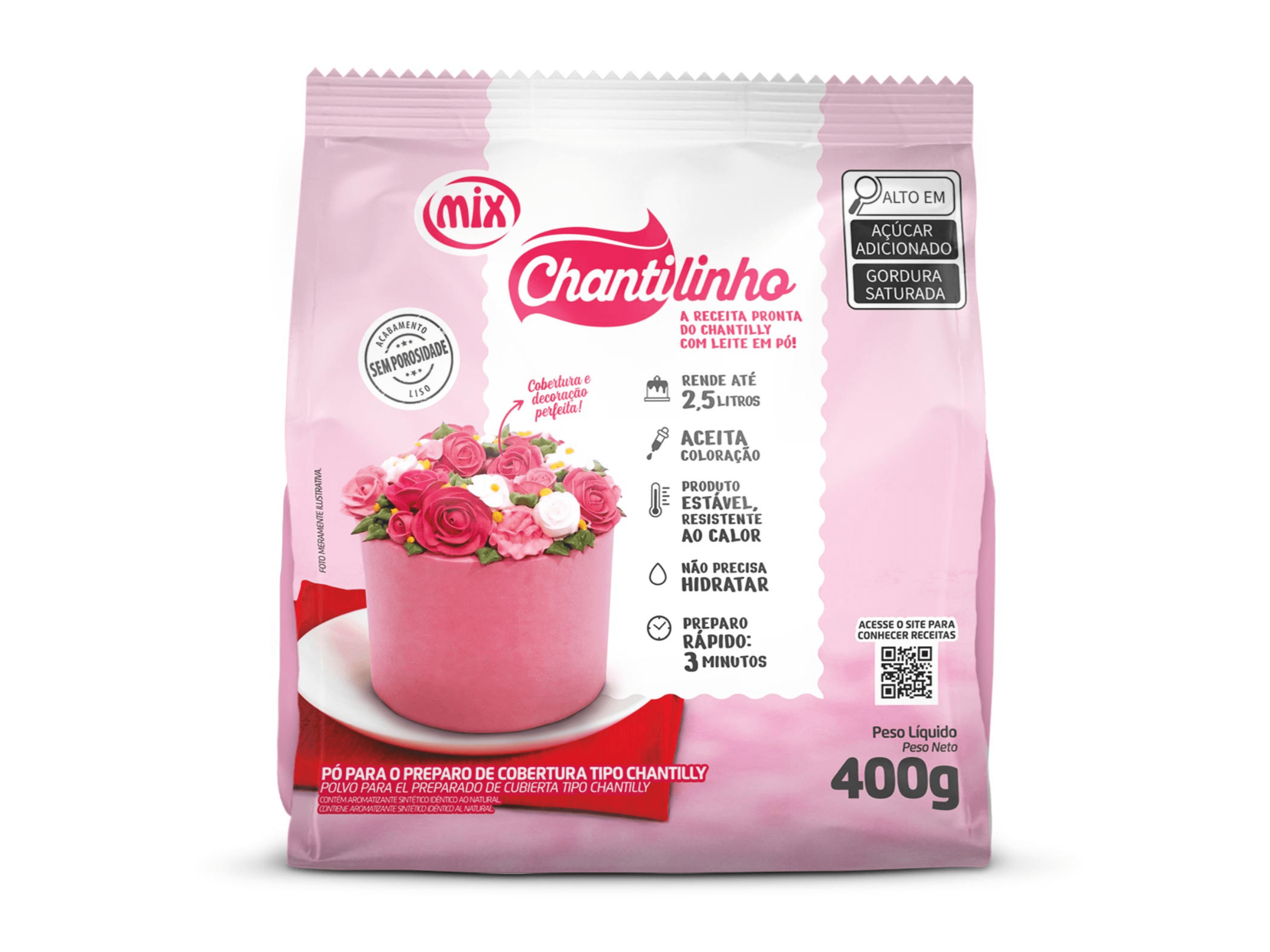 Chantilinho 400g - Mix
