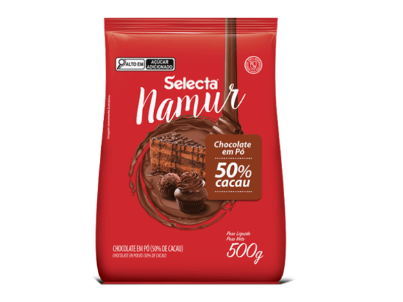 Chocolate em Pó Selecta 50% Cacau 500g - Mix 