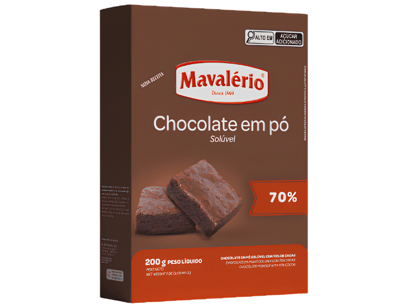 Chocolate em Pó 70% Cacau 200g - Mavalério 