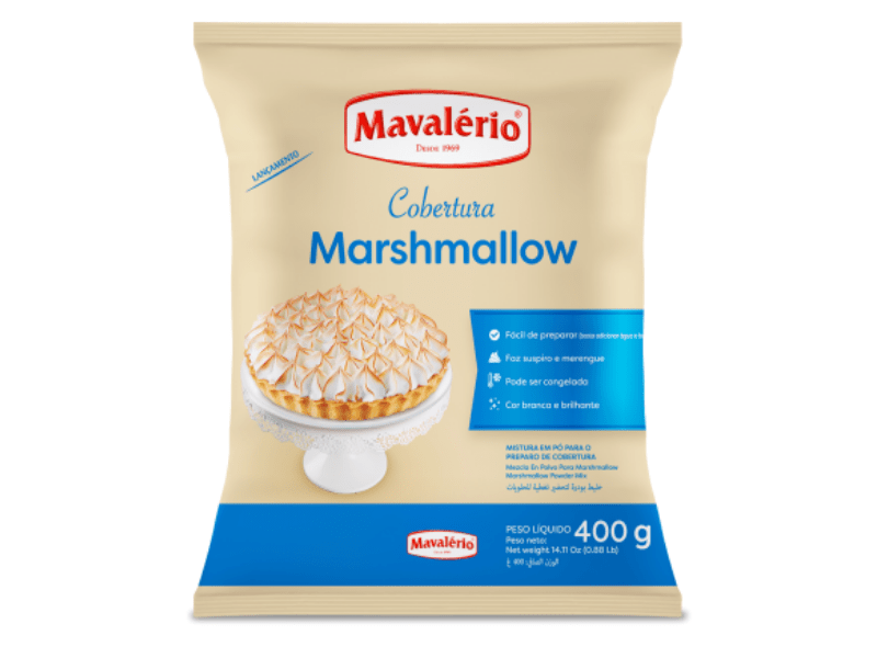 Cobertura para Marshmallow 400g - Mavalério