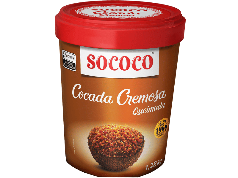 Cocada Cremosa Queimada 1,28kg - Sococo