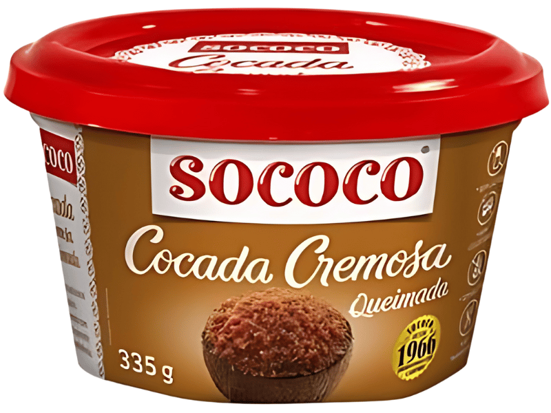 Cocada Cremosa Queimada 335g - Sococo