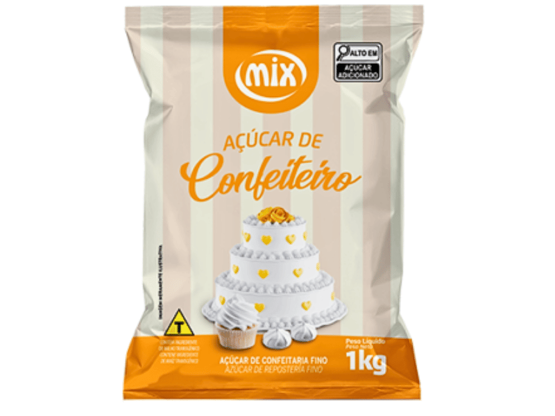Açúcar de Confeiteiro 1kg - Mix