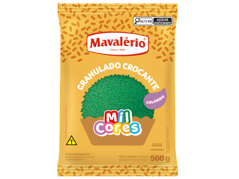 Granulado Chocolate Verde 500g - Mavalério
