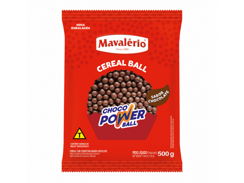 Choco Power Cereal Chocolate ao Leite 500g - Mavalério