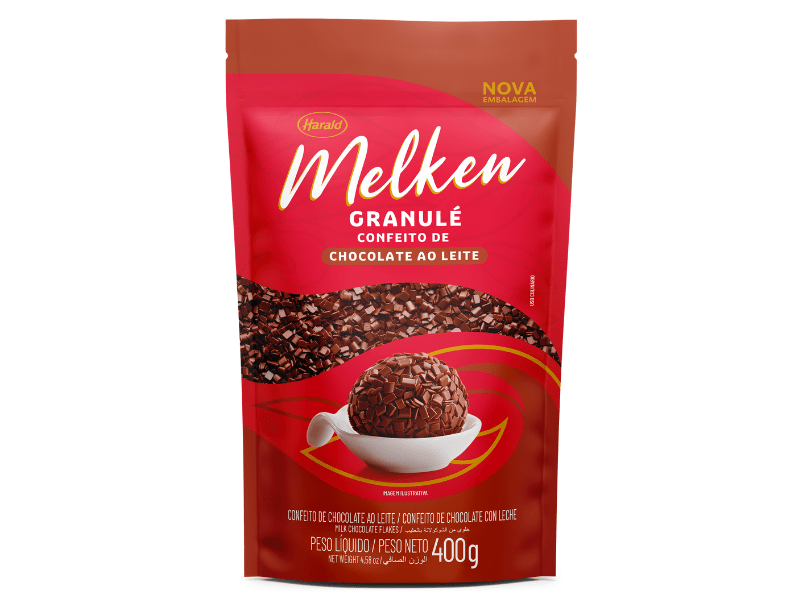 Granulado Harald Melken Granulé Chocolate ao Leite 400g