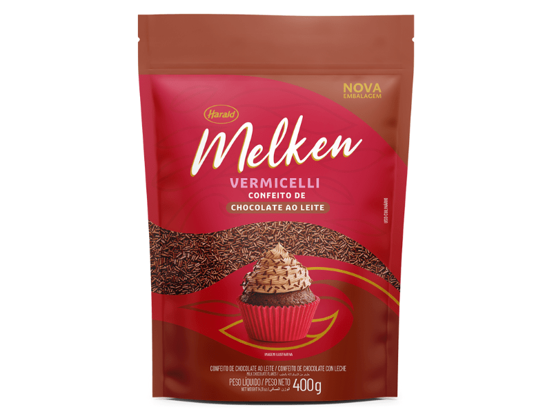 Granulado Harald Melken Vermicelli Chocolate ao Leite 400g