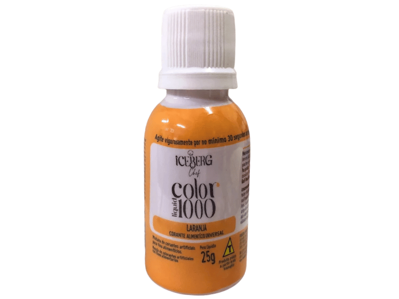 Corante Color Liquid 1000 Laranja 25g - Iceberg