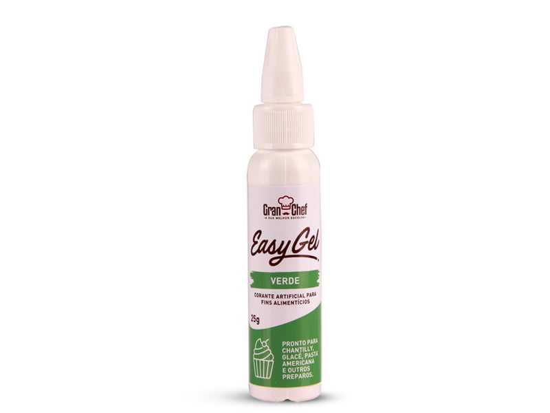 Corante Easy Gel Verde 25g - Gran Chef