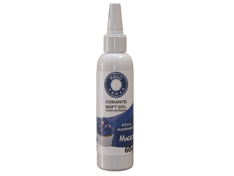 Corante Soft Gel Azul Marinho 60 ml - Mago 