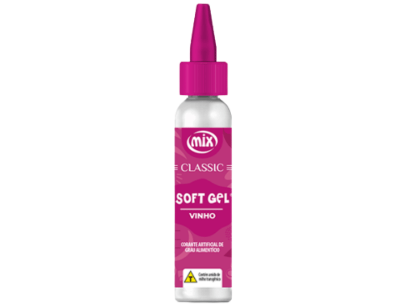 Corante Soft Gel Vinho Classic 25g - Mix