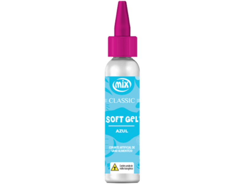 Corante Soft Gel Azul Classic 25g - Mix
