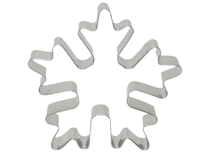 Cortador Inox Floco de Neve Natal 10x10 cm - Prime Chef