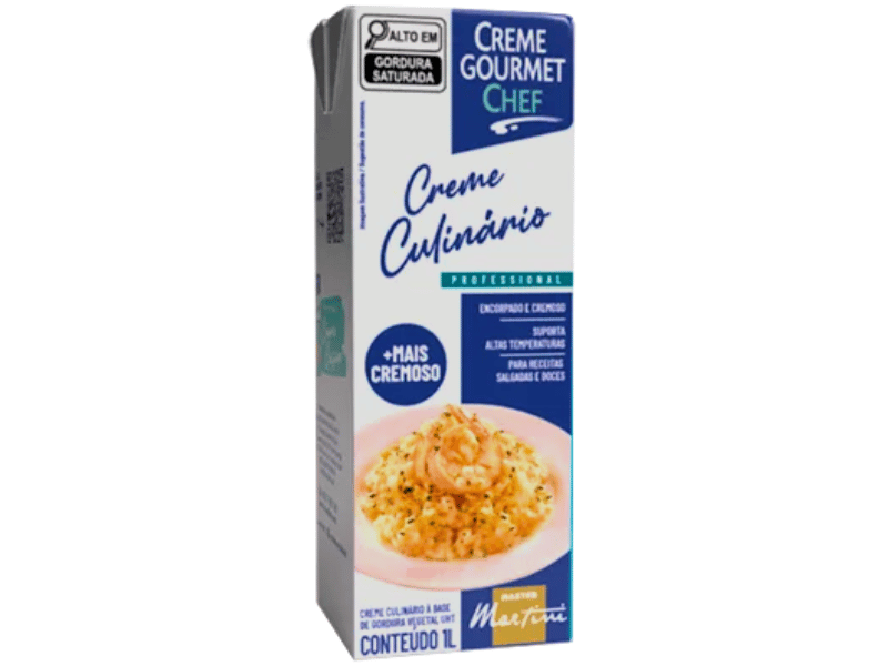 Creme Culinário Gourmet Chef 1L - Master Martini