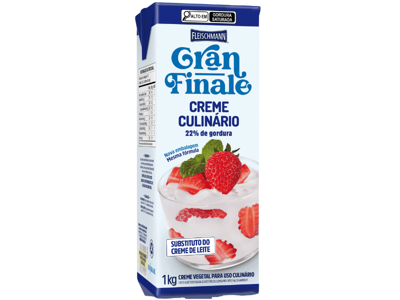 Creme Culinário Gran Finale 1kg - Fleischmann