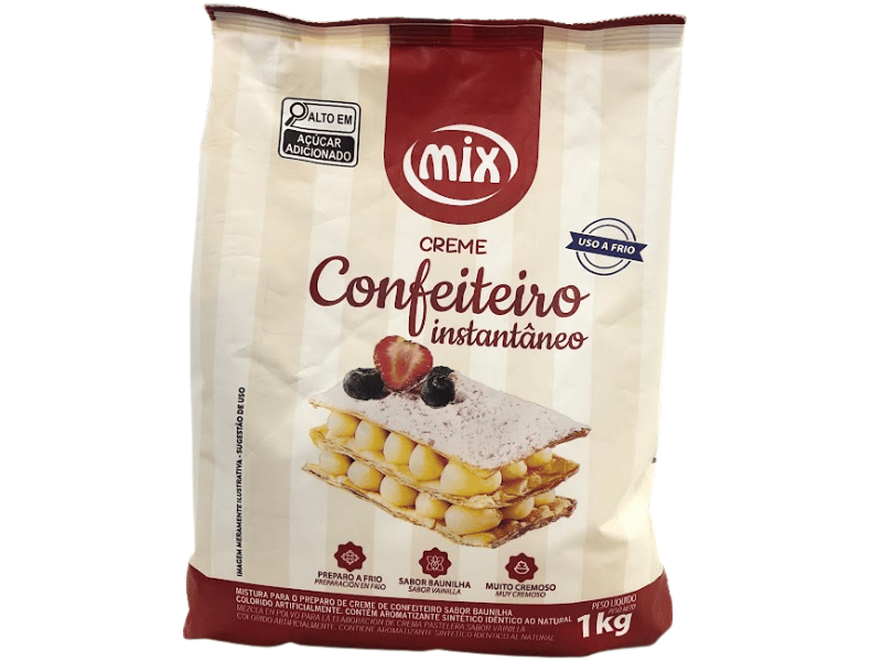 Creme de Confeiteiro Instantâneo 1kg - Mix