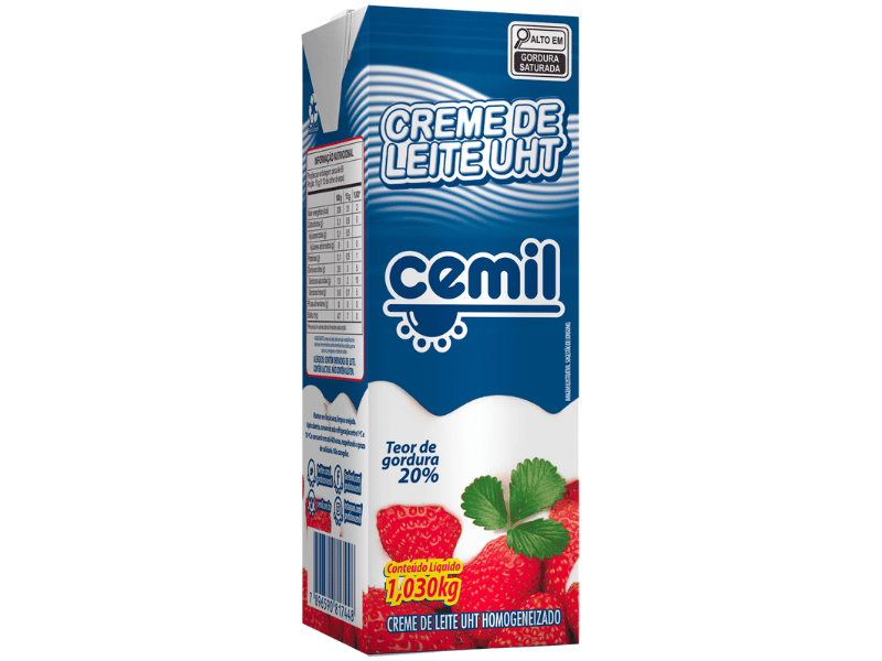 Creme de Leite 20% de Gordura 1kg – Cemil
