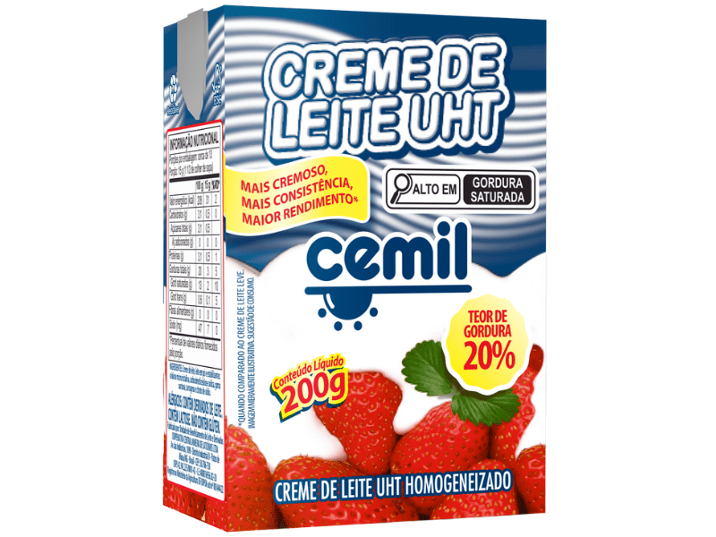 Creme de Leite 20% de Gordura 200g – Cemil