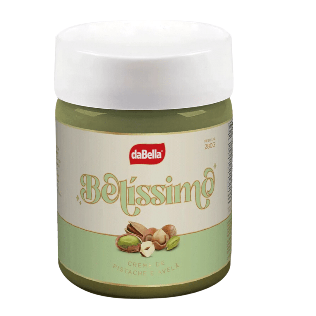 Creme de Pistache e Avelã Belíssimo 280g - DaBella 