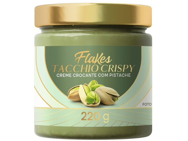 Creme Flakes Crispy Pistache Crocante 220g - Gustosía