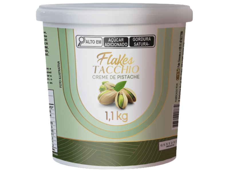 Creme Flakes Pistache 1,1kg - Gustosía