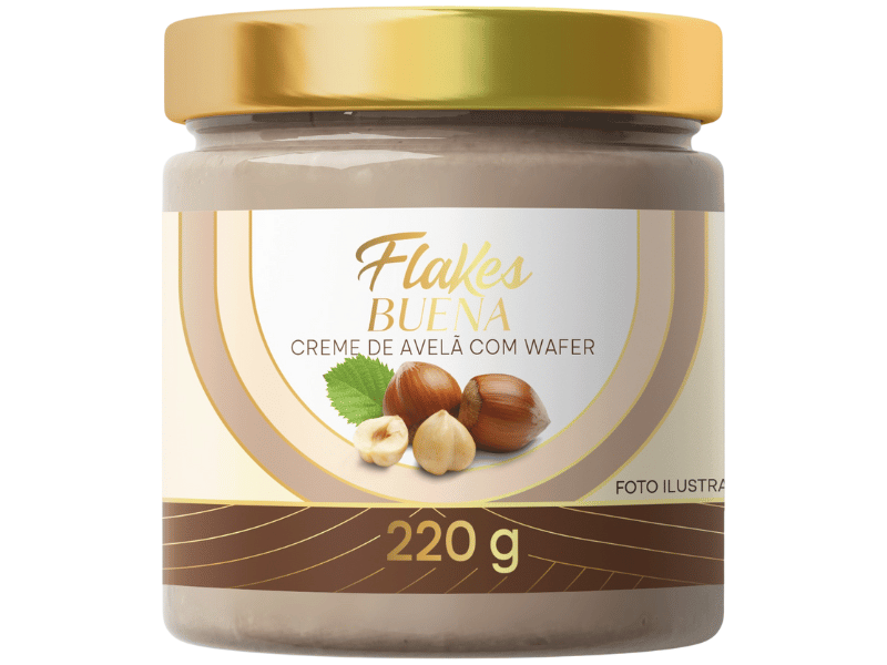 Creme Flakes Variegato Buena 220g - Gustosía 