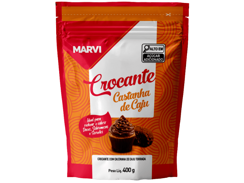 Crocante Castanha de Caju 400g - Marvi