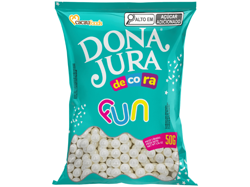 Decora Fun Pérola Big 50g - CacauFoods