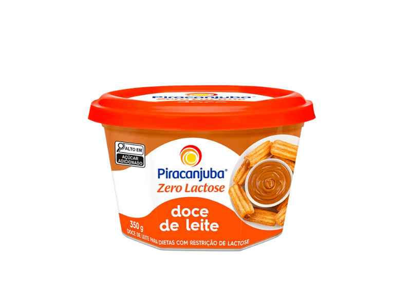 Doce de Leite Zero Lactose 350g - Piracanjuba 
