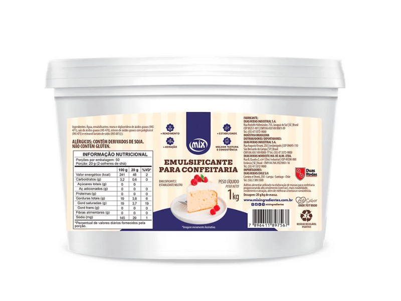 Emulsificante Neutro 1kg - Mix 