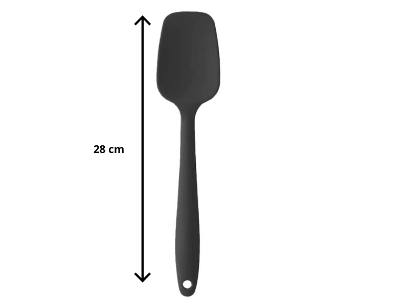 Espátula de Silicone Preta Funda ES5 - Prime Chef