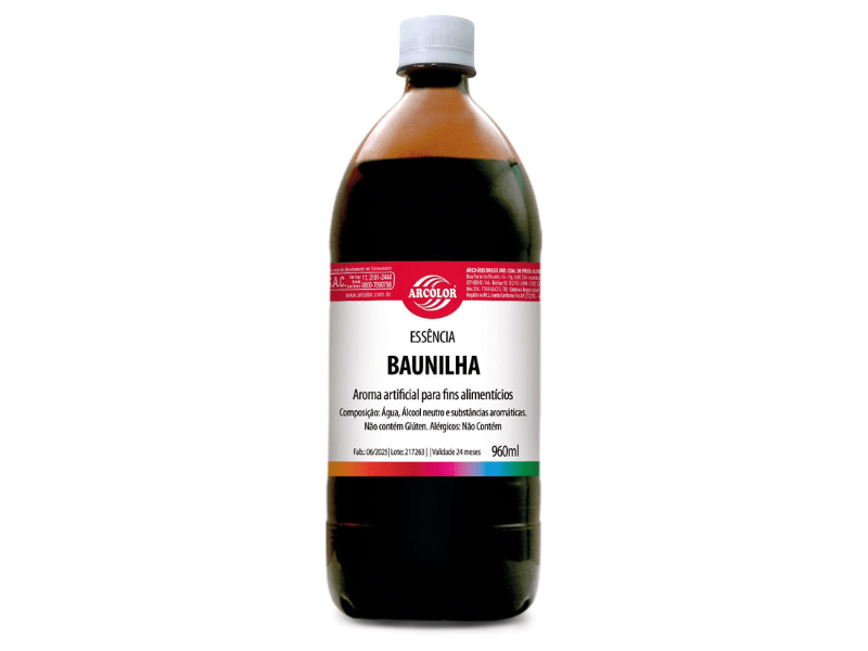 Essência de Baunilha 960ml - Arcolor