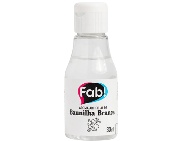 Essência de Baunilha Branca 30ml - Fab!