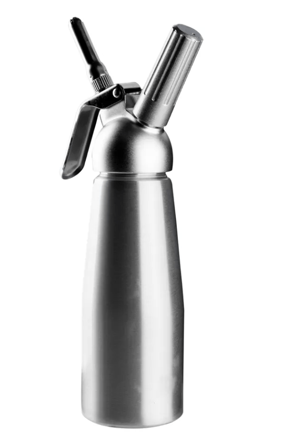 Garrafa Sifão Prata Inox 500ml - Allonsy