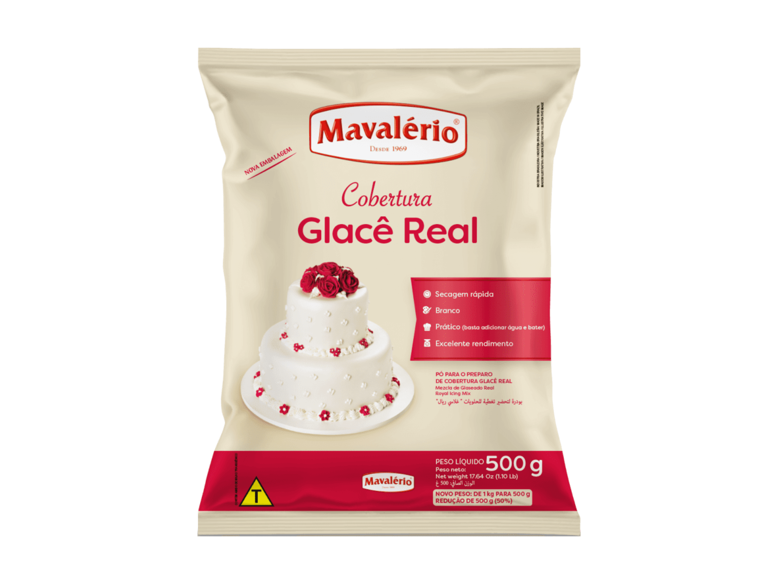 Glacê Real em Pó 500g - Mavalério 