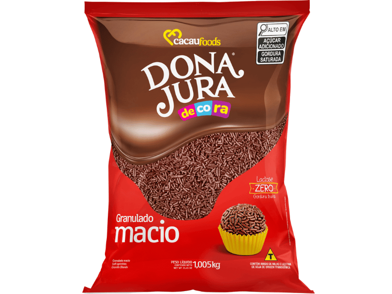 Granulado Chocolate 1,005 kg - Cacau Foods 
