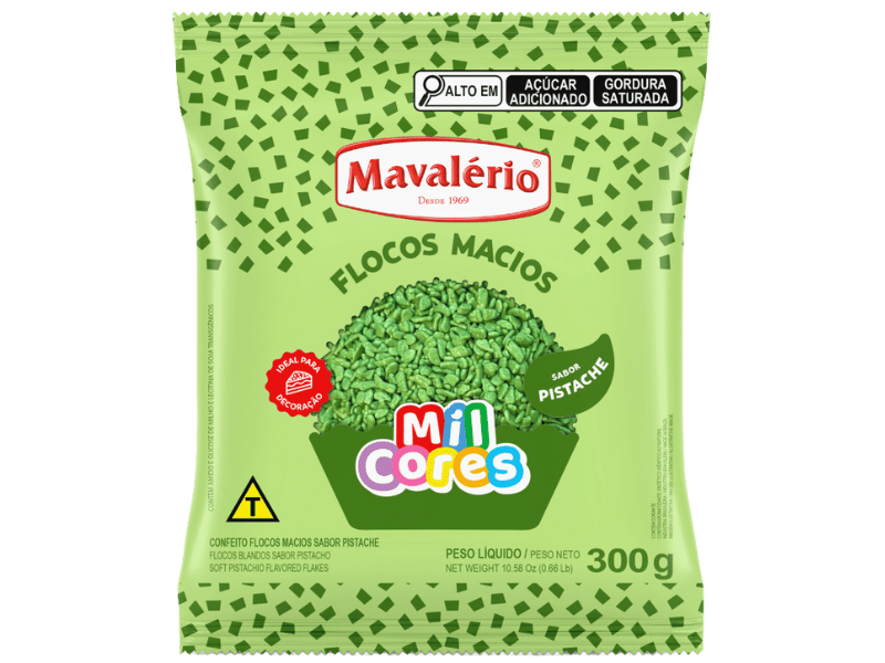 Granulado Flocos de Pistache 300g - Mavalério