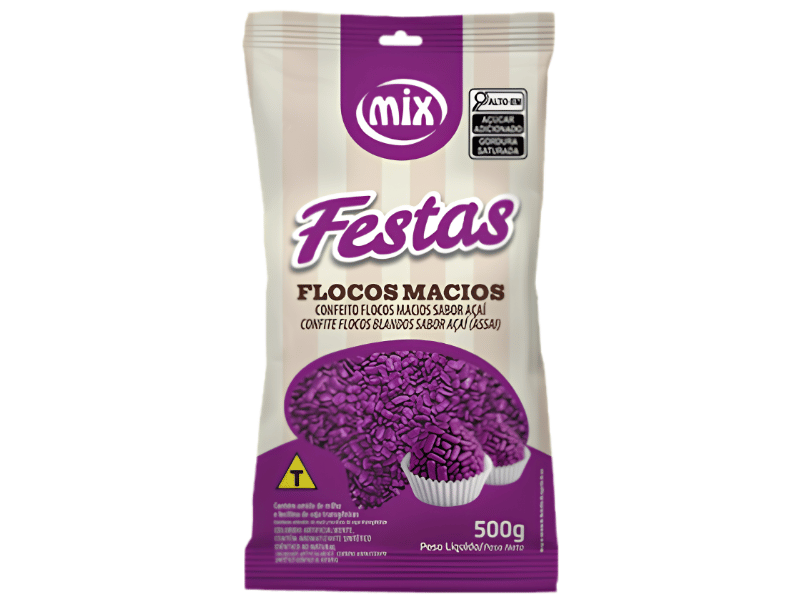 Granulado Flocos Macio Açaí 500g - Mix