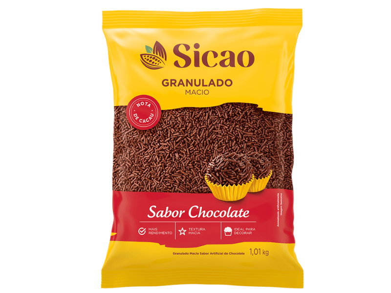 Granulado Sicao Macio Chocolate 1,01kg